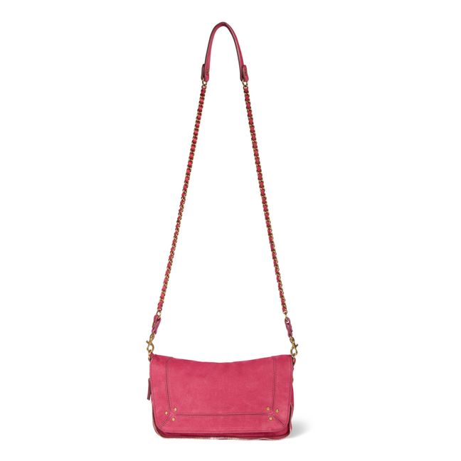 Bobi Bullcalf Leather Handbag - S | Raspberry red