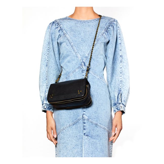 Bobi Goatskin Leather Bag | Black