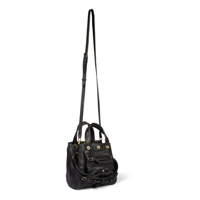 Billy Nano Lamb Leather Bag | Black