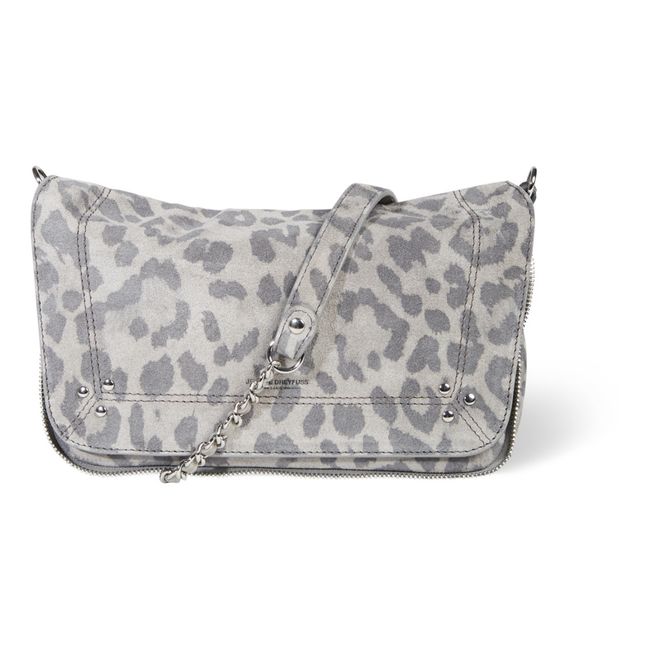 Bobi S Leopard Bag | Grey