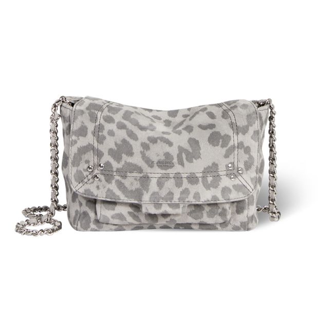 Tasche Lulu S Leopard | Grau