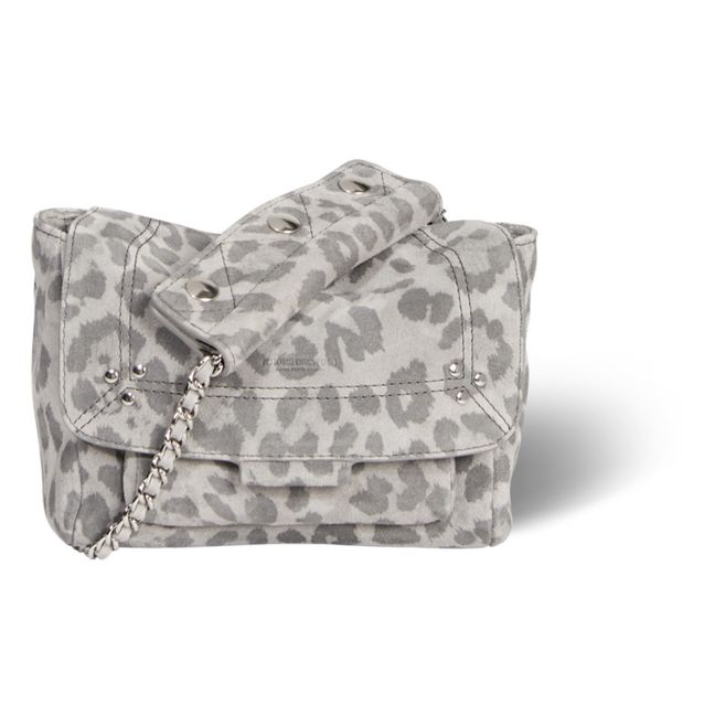 Tasche Lulu S Leopard | Grau