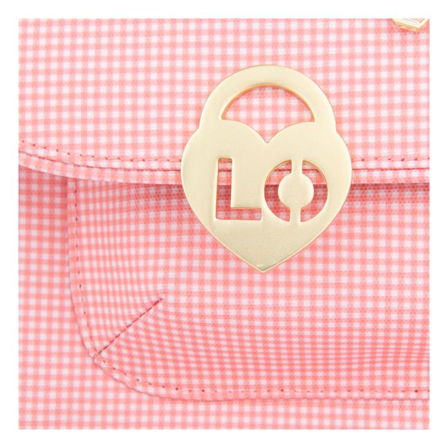 Cartable Midi Vichy Love | Rose