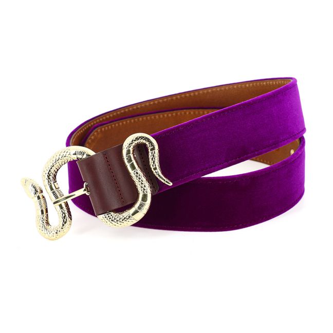 Ceinture Crush Velours | Rose