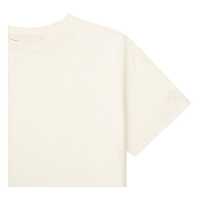 T-Shirt Boxy Coton Bio | Apricot