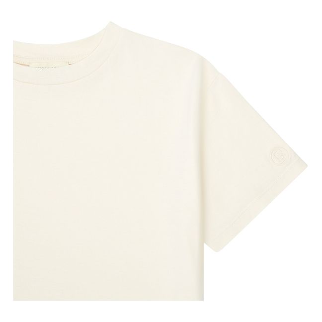 T-Shirt Boxy Coton Bio | Abricot