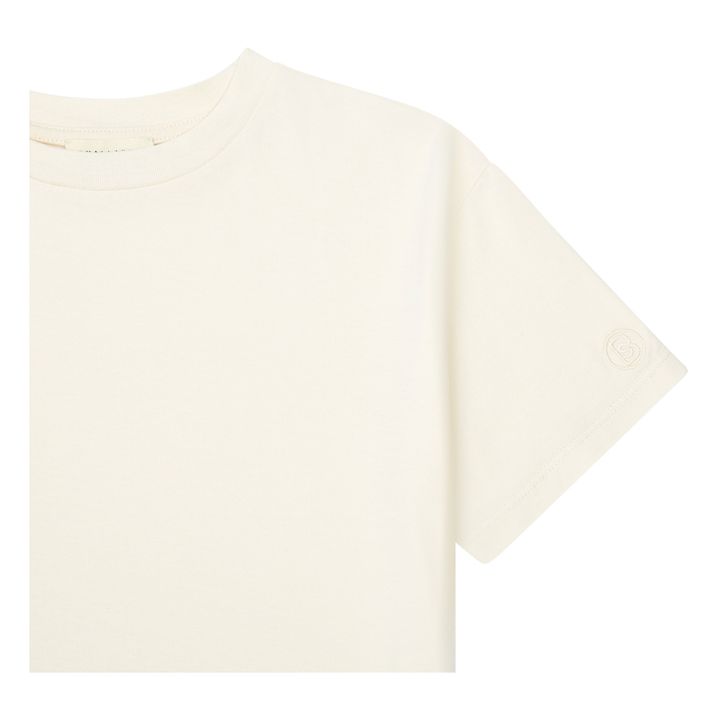 Girl's Organic Cotton Boxy T-shirt | Bianco- Immagine del prodotto n°1