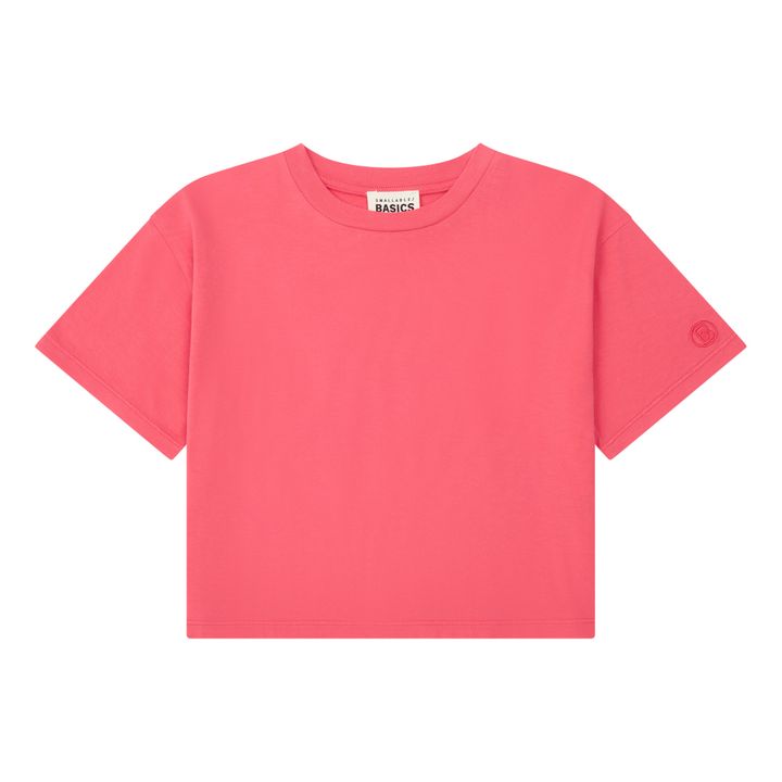 Girl's Organic Cotton Boxy T-shirt | Arancione- Immagine del prodotto n°0