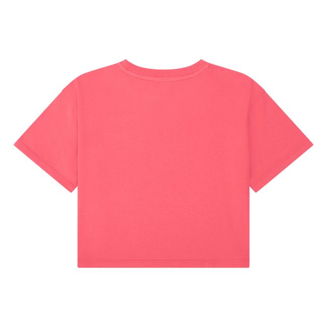 T-Shirt Boxy Coton Bio | Corail