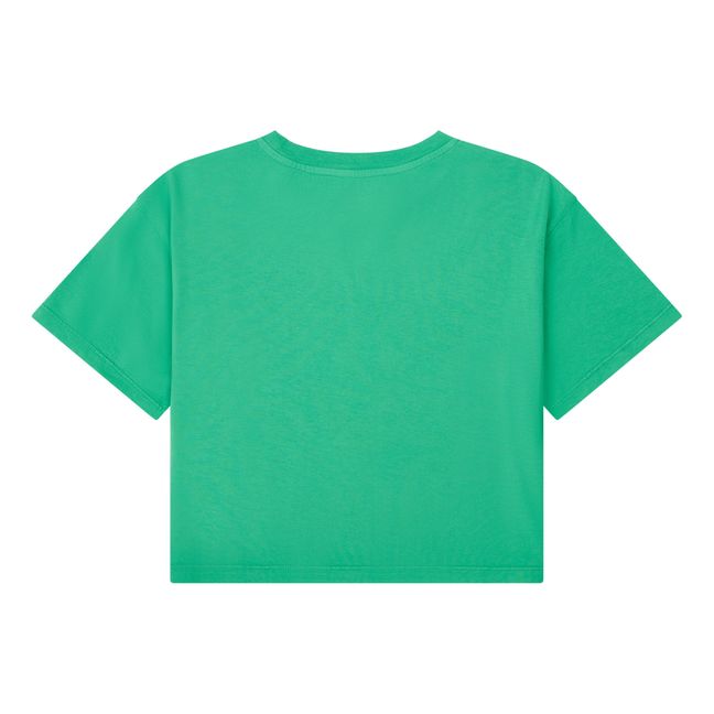 T-Shirt Boxy Coton Bio | Verde