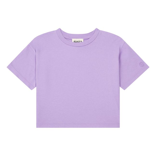 T-Shirt Boxy Coton Bio | Lavande