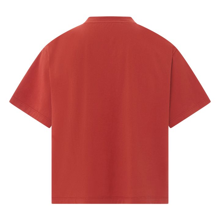 Camiseta Boxy de algodón orgánico para mujer | Terracotta- Imagen del producto n°1