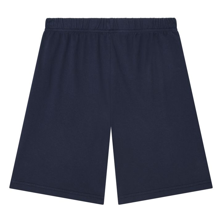 Pantalones cortos de algodón orgánico para niños | Azul Marino- Imagen del producto n°1