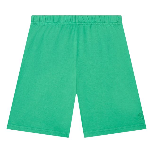 Pantaloncini da ragazzo in cotone biologico | Verde