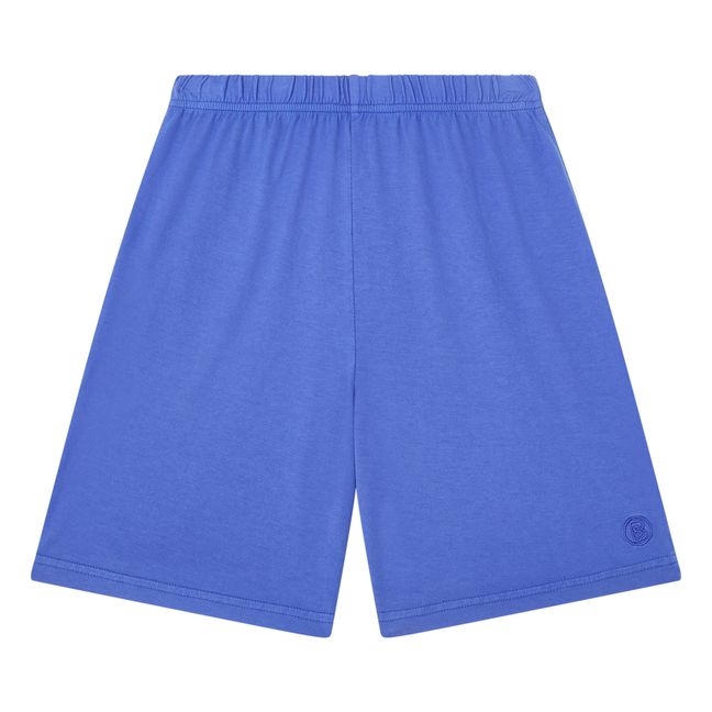 Pantalones cortos de algodón orgánico para niños | Azul