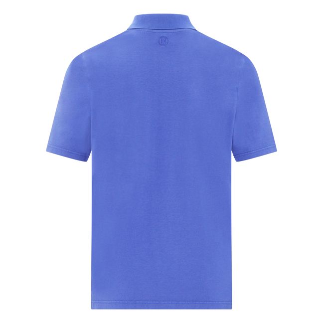 Men's Organic Cotton Polo Shirt | Blu