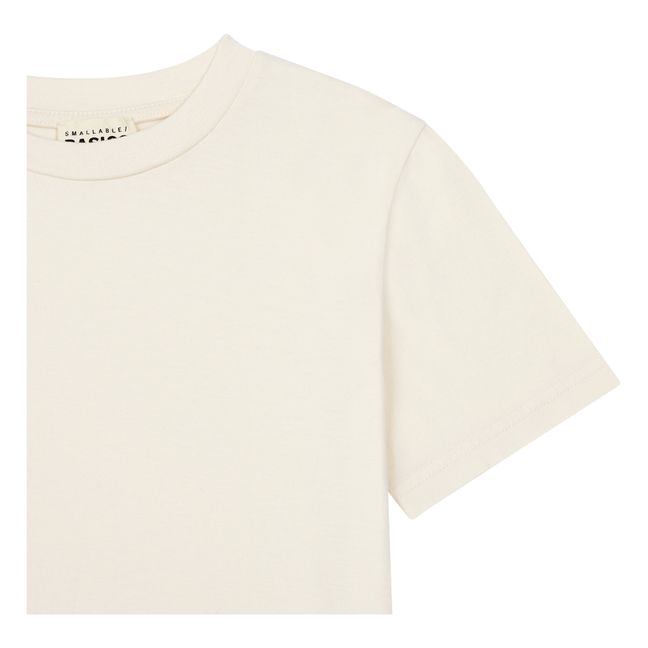 Camiseta de algodón ecológico para niño | Blanco Roto