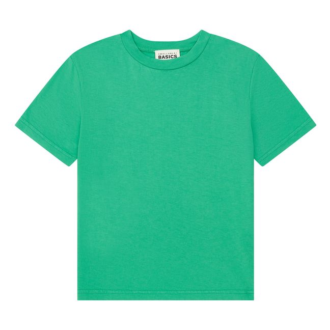 T-Shirt Coton Bio | Verde Oscuro