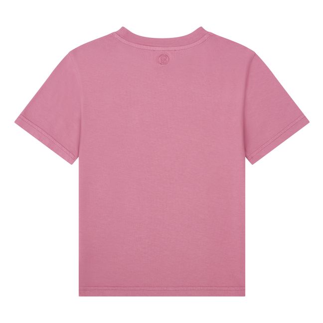 Camiseta de algodón ecológico para niño | Rosa Viejo