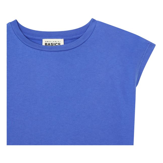 Girl's Organic Cotton Tank Top | Indigo blue