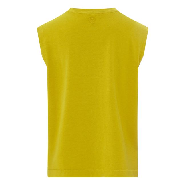Débardeur Femme Coton Bio | Jaune vert