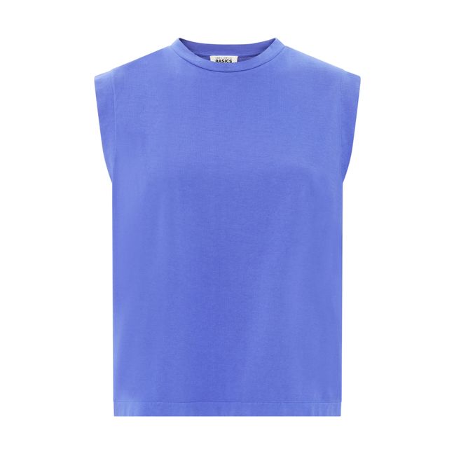 Débardeur Femme Coton Bio | Bleu