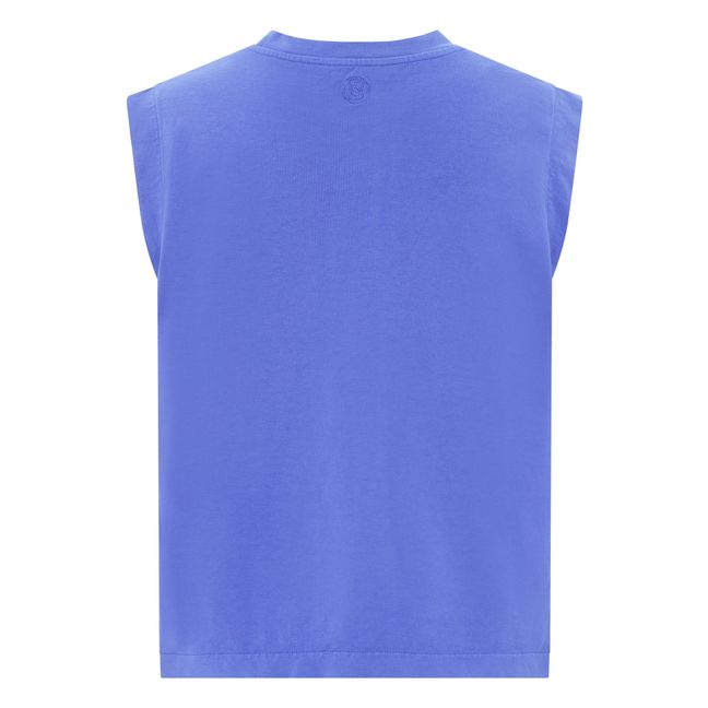 Débardeur Femme Coton Bio | Bleu