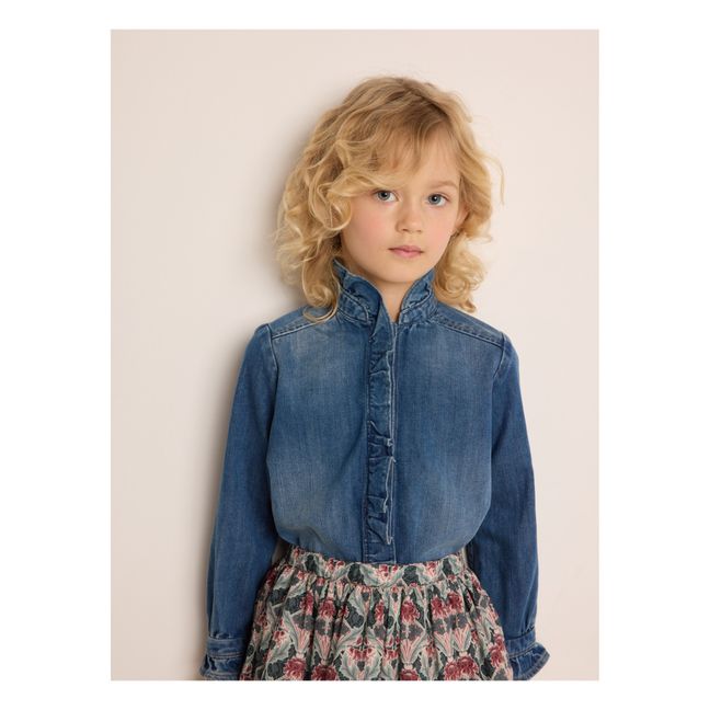 Blouse Denim Bree | Bleu jean