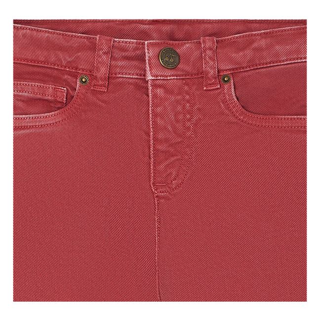 Pantaloni in Denim Bonnie | Rosso lampone