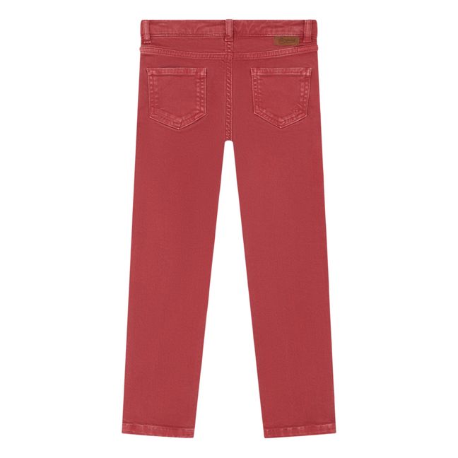 Pantaloni in Denim Bonnie | Rosso lampone