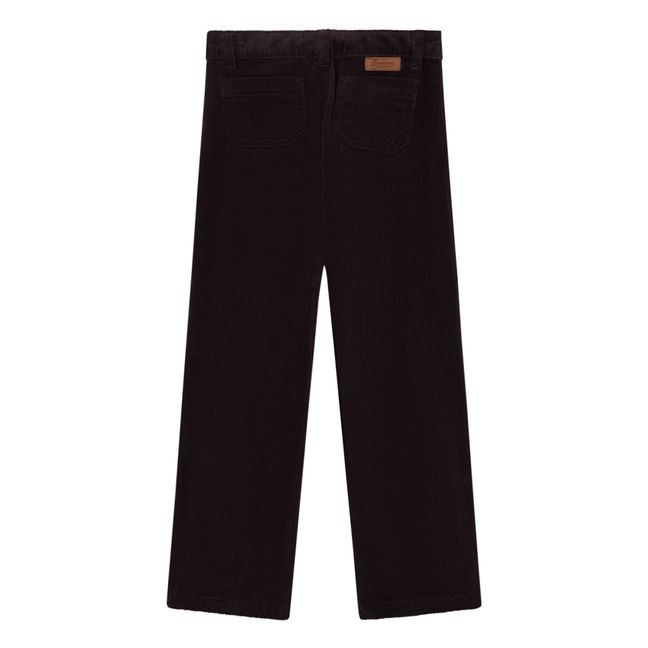 Pantaloni in velluto a costine Junon | Prugna