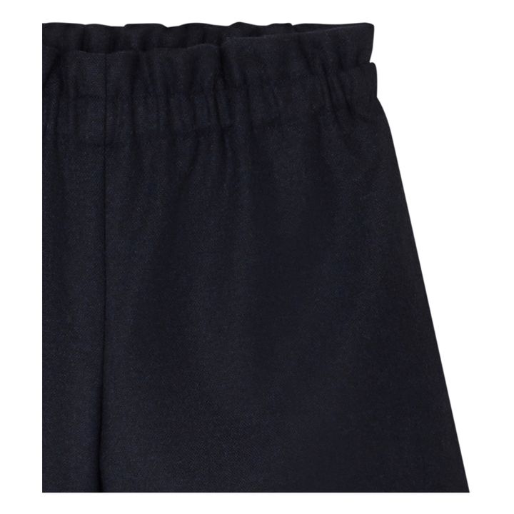 Pantalones cortos de franela Milly | Azul Marino- Imagen del producto n°1