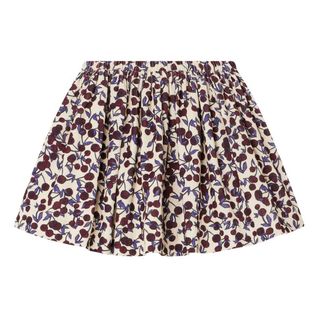 Suzon Floral Milleraie Velvet Skirt | Plum