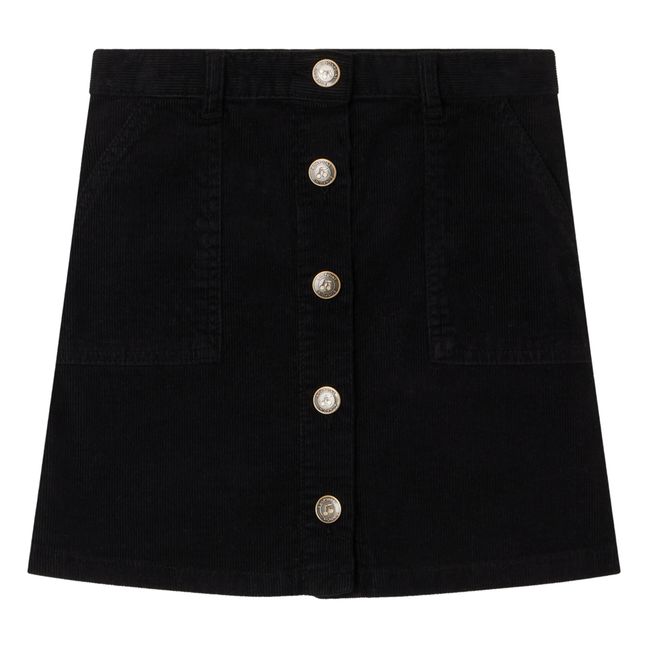 Jupe Velours Côtelé Dexie | Nero