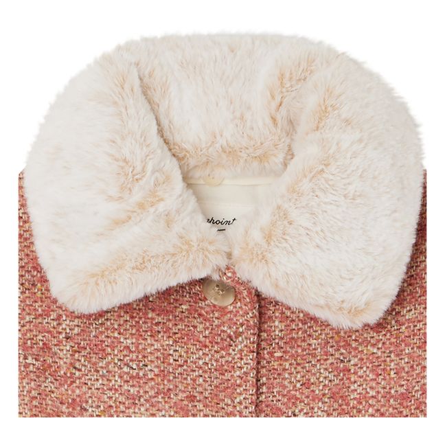 Manteau Laine Temaggie | Rose