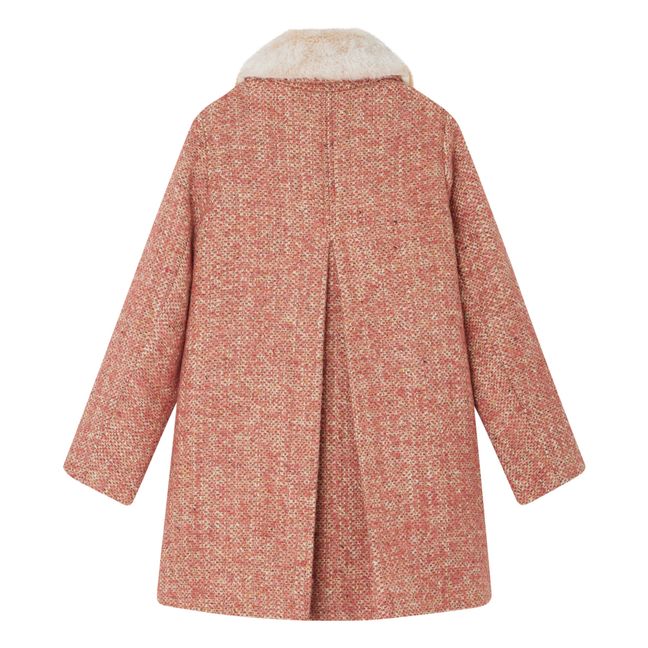 Manteau Laine Temaggie | Rose