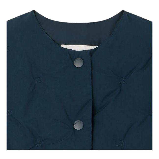 Piumino leggero in cotone organico Baila | Blu anatra