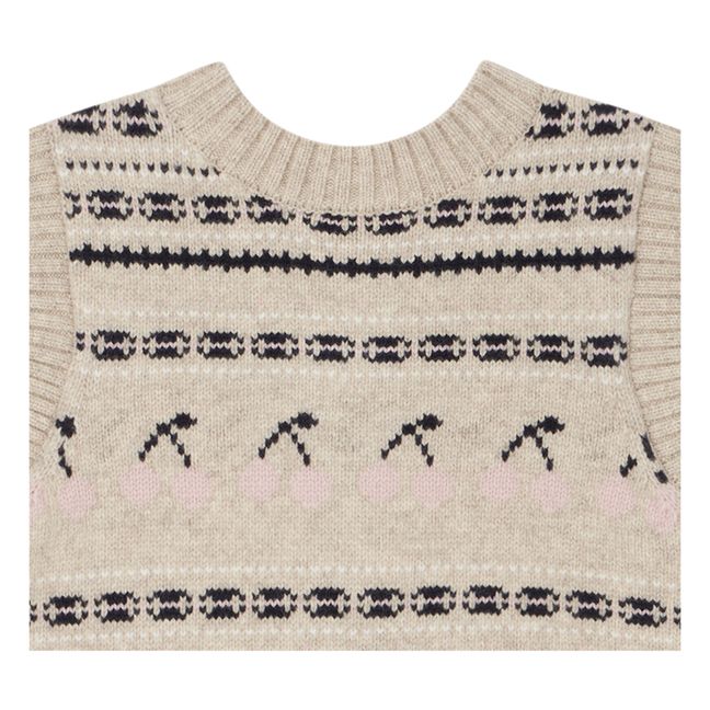 Gilet Laine Brianna | Beige