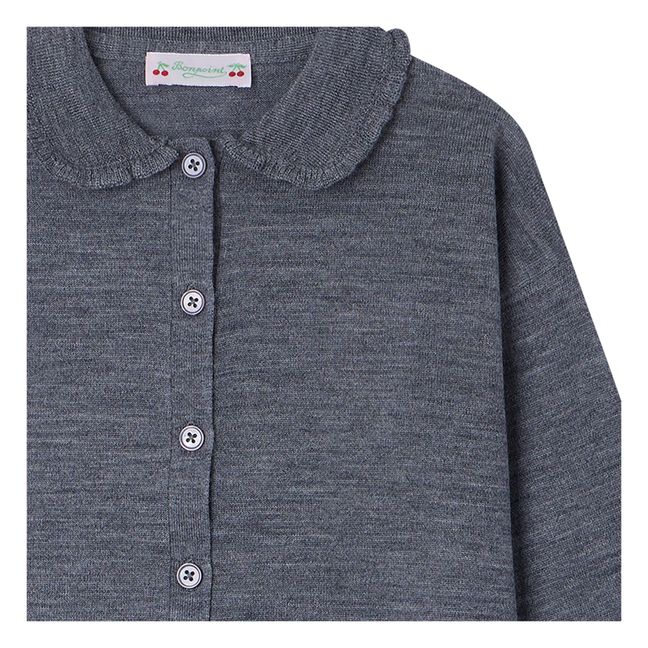Cardigan Laine Diana | Gris chiné