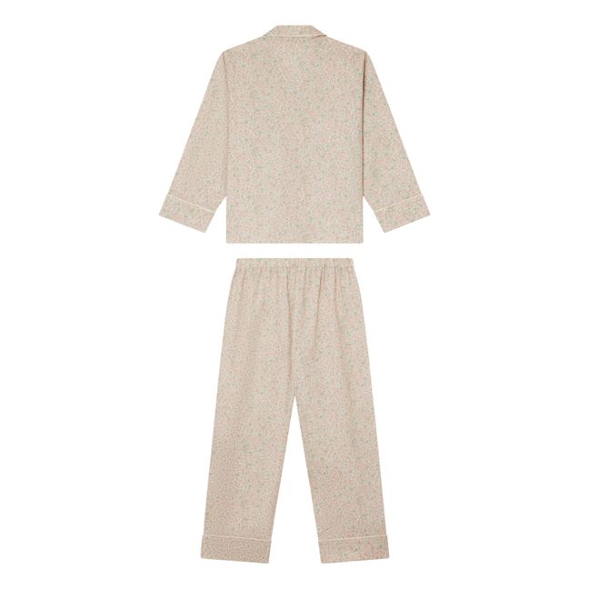 Pyjama Blouse + Pantalon + Pochette Liberty Exclusif Dormeur | Rose pâle