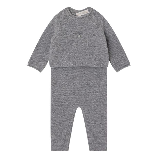 Pull + Legging Cachemire Den | Gris