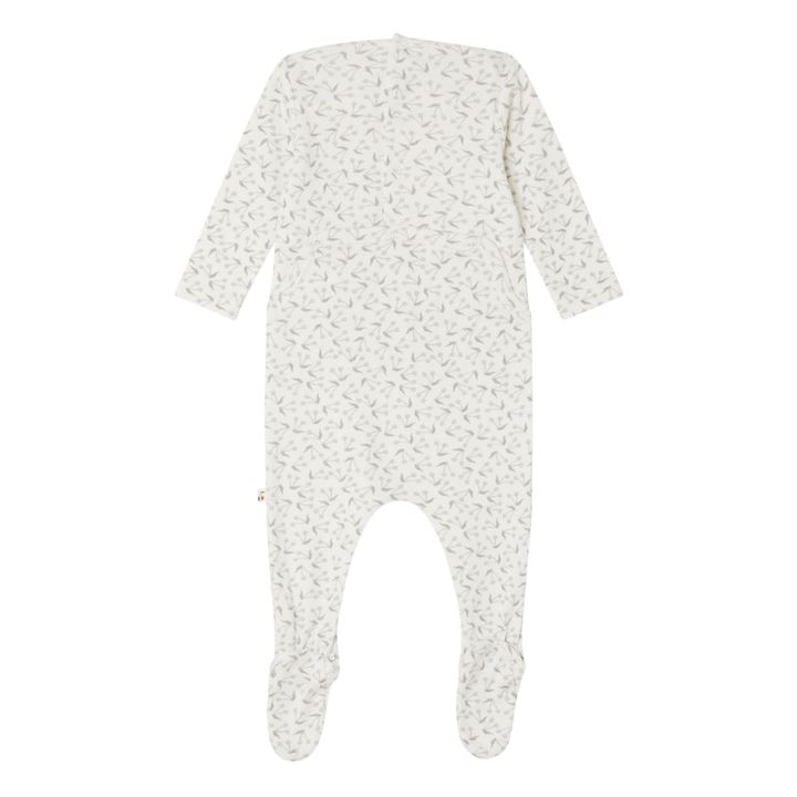 Pyjama mit Füßen Jersey Kirschen Catia | Graublau- Produktbild Nr. 2