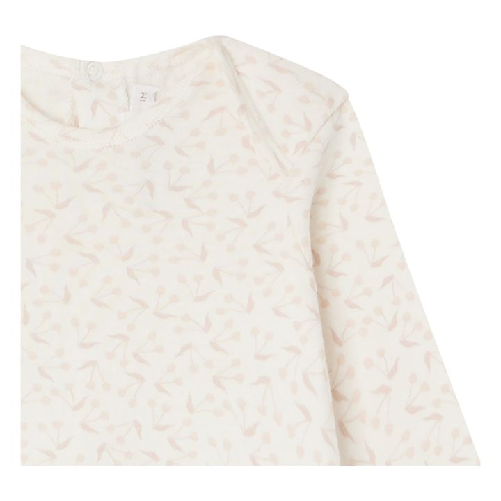 Pyjama mit Kirschenfüßen Catia | Blassrosa- Produktbild Nr. 1
