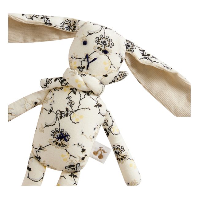 Plüschtier Bio-Baumwolle Liberty Exklusives Kaninchen Taki 20 cm | Seidenfarben