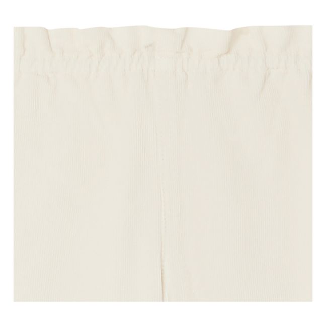 Sarouel Velours Milleraies Tweety | Ecru