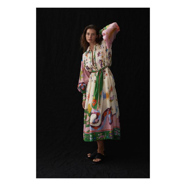 Vestido camisero Seeker | Crudo