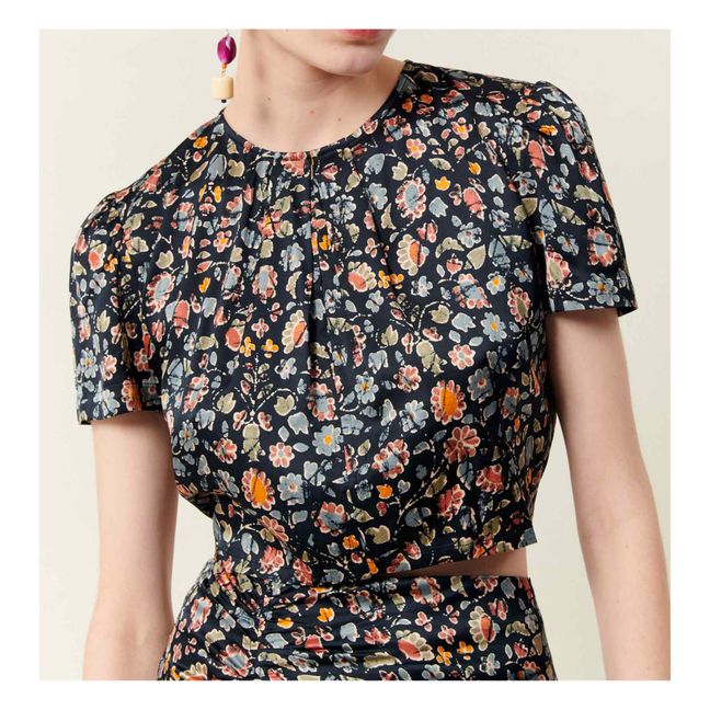 Top Nori | Azul negro