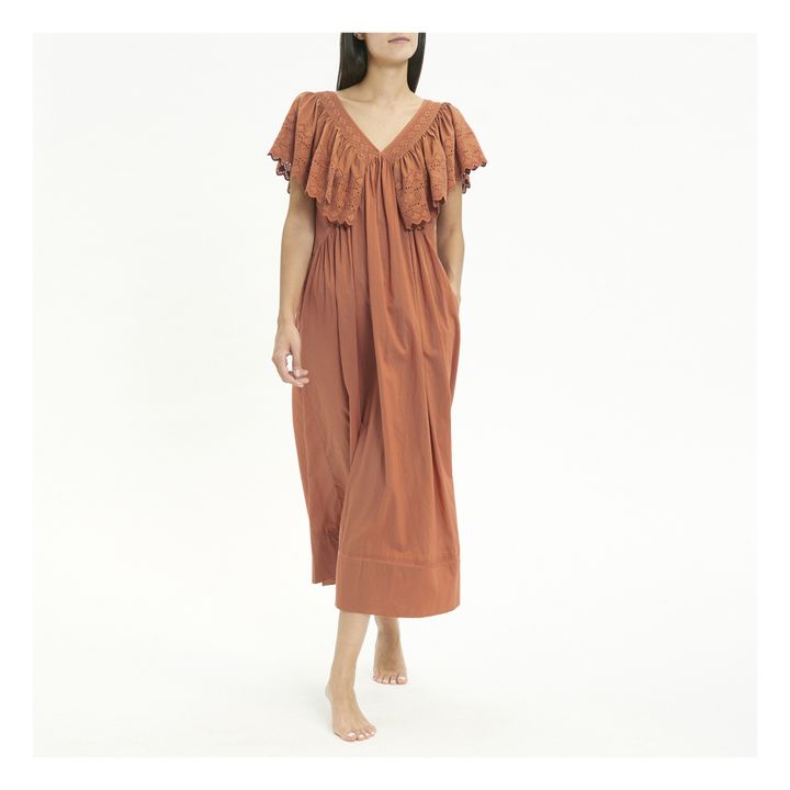 Camelia Dress | Terracotta- Imagen del producto n°1