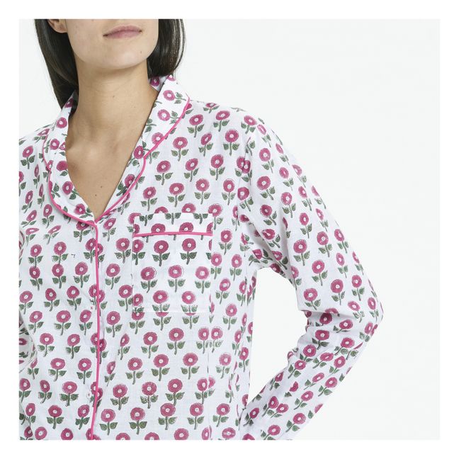 Anenome Print Pyjamas | Pink