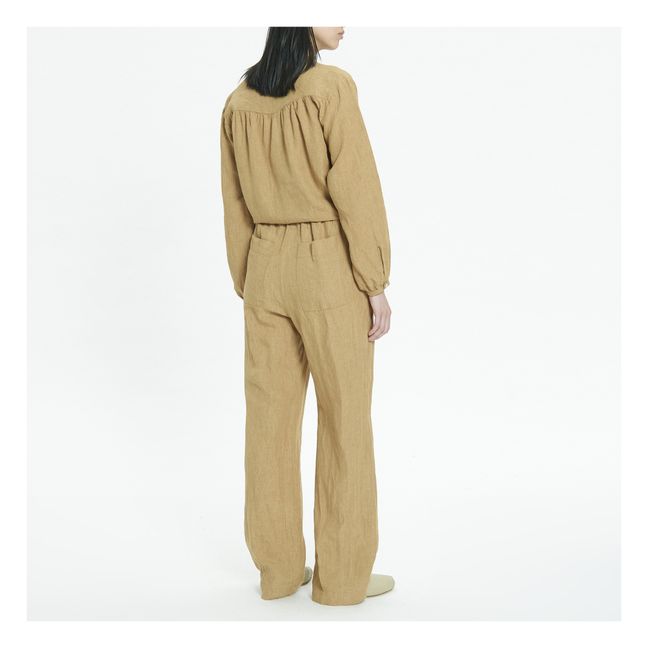 Leinenhose Phillipa | Kamelbraun